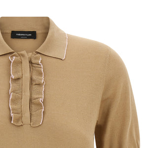 Fabiana Filippi Cotton Silk Polo Shirt