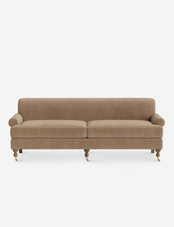 Taupe Faux Mohair