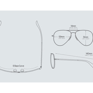 Phantom Titanium XL Sunglasses