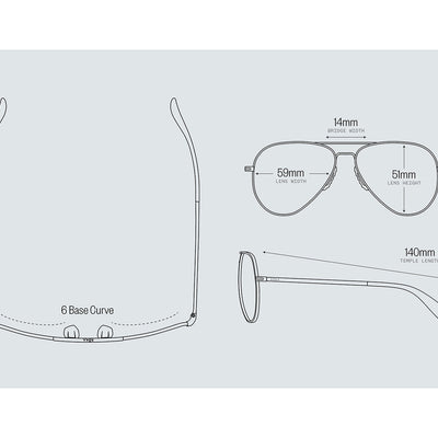 Phantom Titanium XL Sunglasses