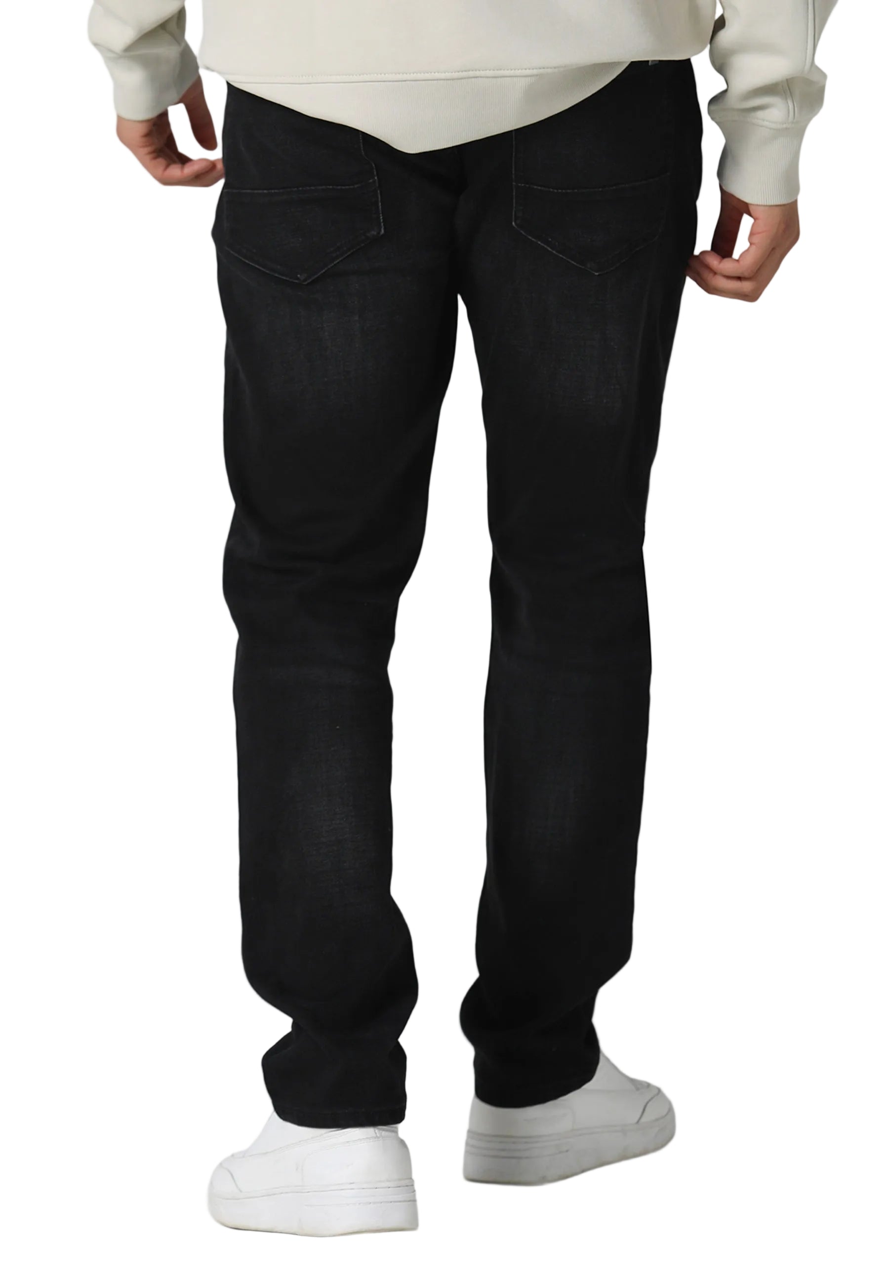 883 Police TODD 935 Mattia Regular Fit Black Jeans