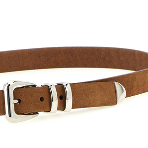 Brunello Cucinelli Metal Toe Cap Belt
