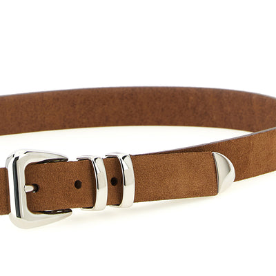Brunello Cucinelli Metal Toe Cap Belt