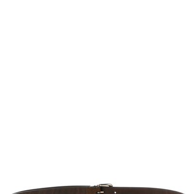 Brunello Cucinelli Inverted Leather Belt