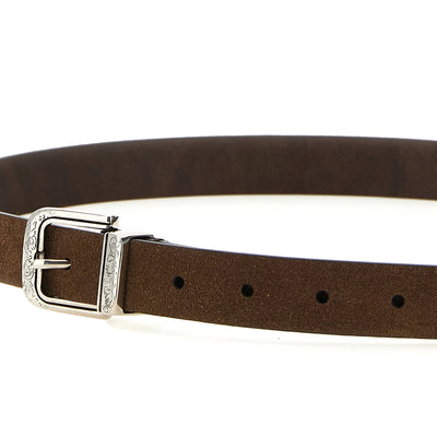 Brunello Cucinelli Inverted Leather Belt