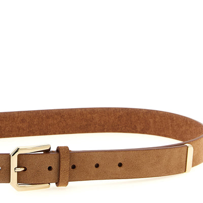 Brunello Cucinelli Inverted Leather Belt