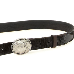 Brunello Cucinelli Texture Leather Belt