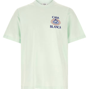 Casablanca Flocked Celestial Pyramid Print T-shirt