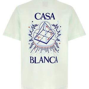 Casablanca Flocked Celestial Pyramid Print T-shirt