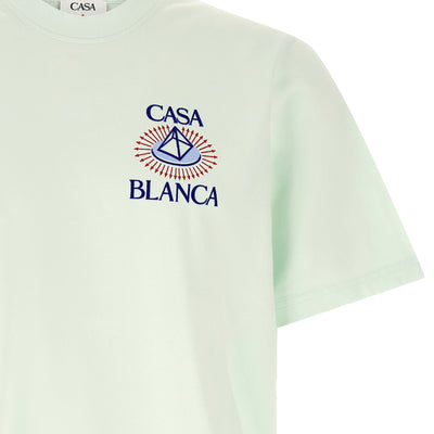 Casablanca Flocked Celestial Pyramid Print T-shirt