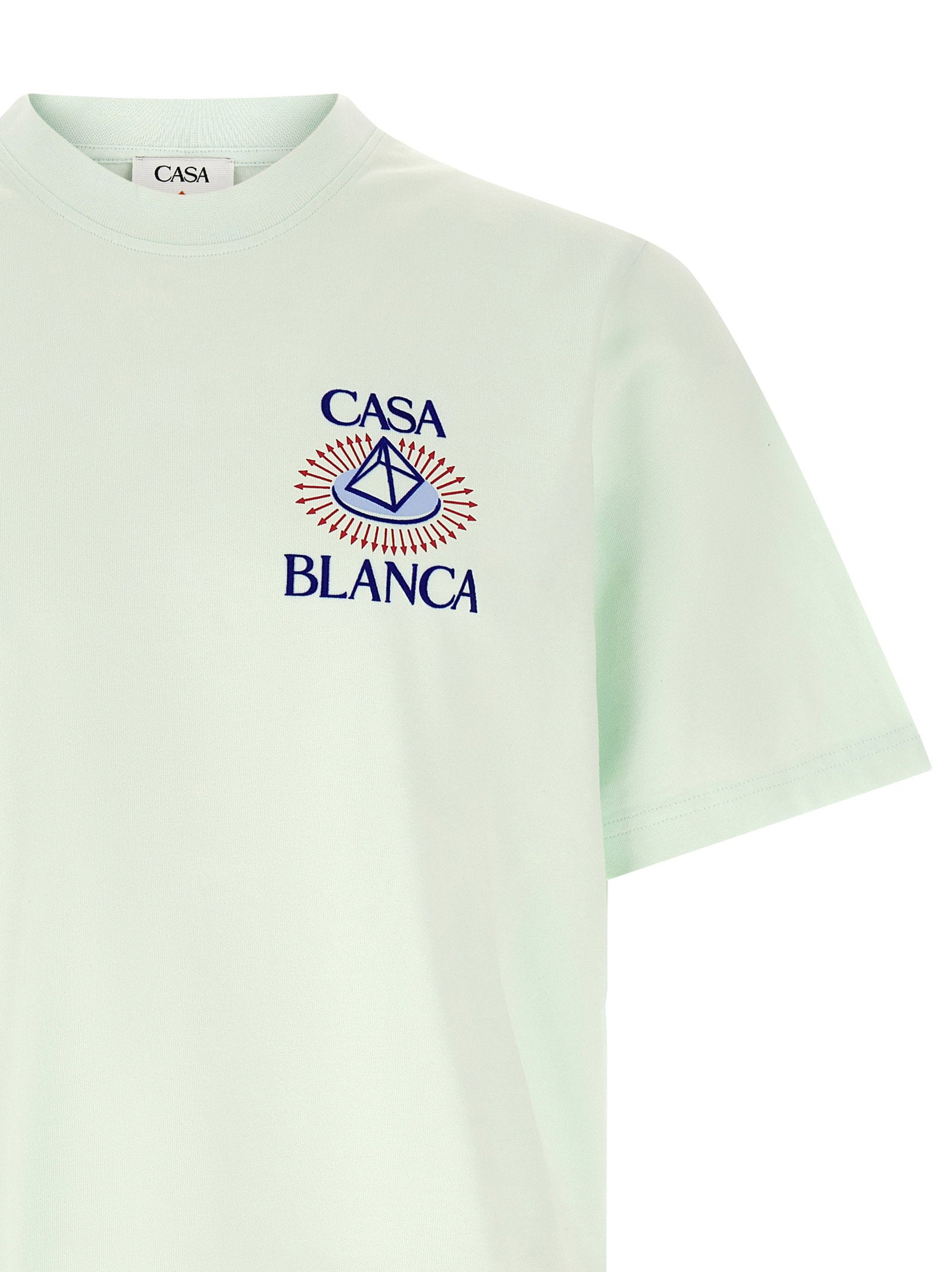 Casablanca Flocked Celestial Pyramid Print T-shirt