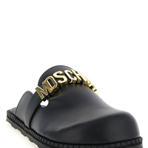 Moschino Leather Sabots