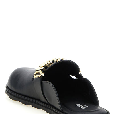 Moschino Leather Sabots