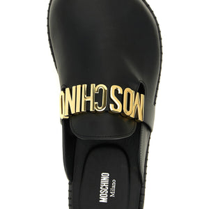 Moschino Leather Sabots
