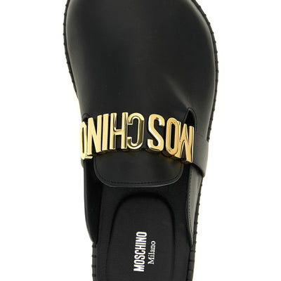 Moschino Leather Sabots