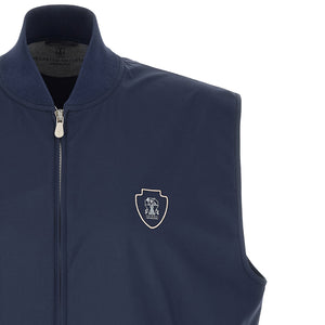 Brunello Cucinelli Logo Nylon Vest