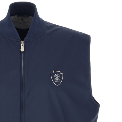 Brunello Cucinelli Logo Nylon Vest