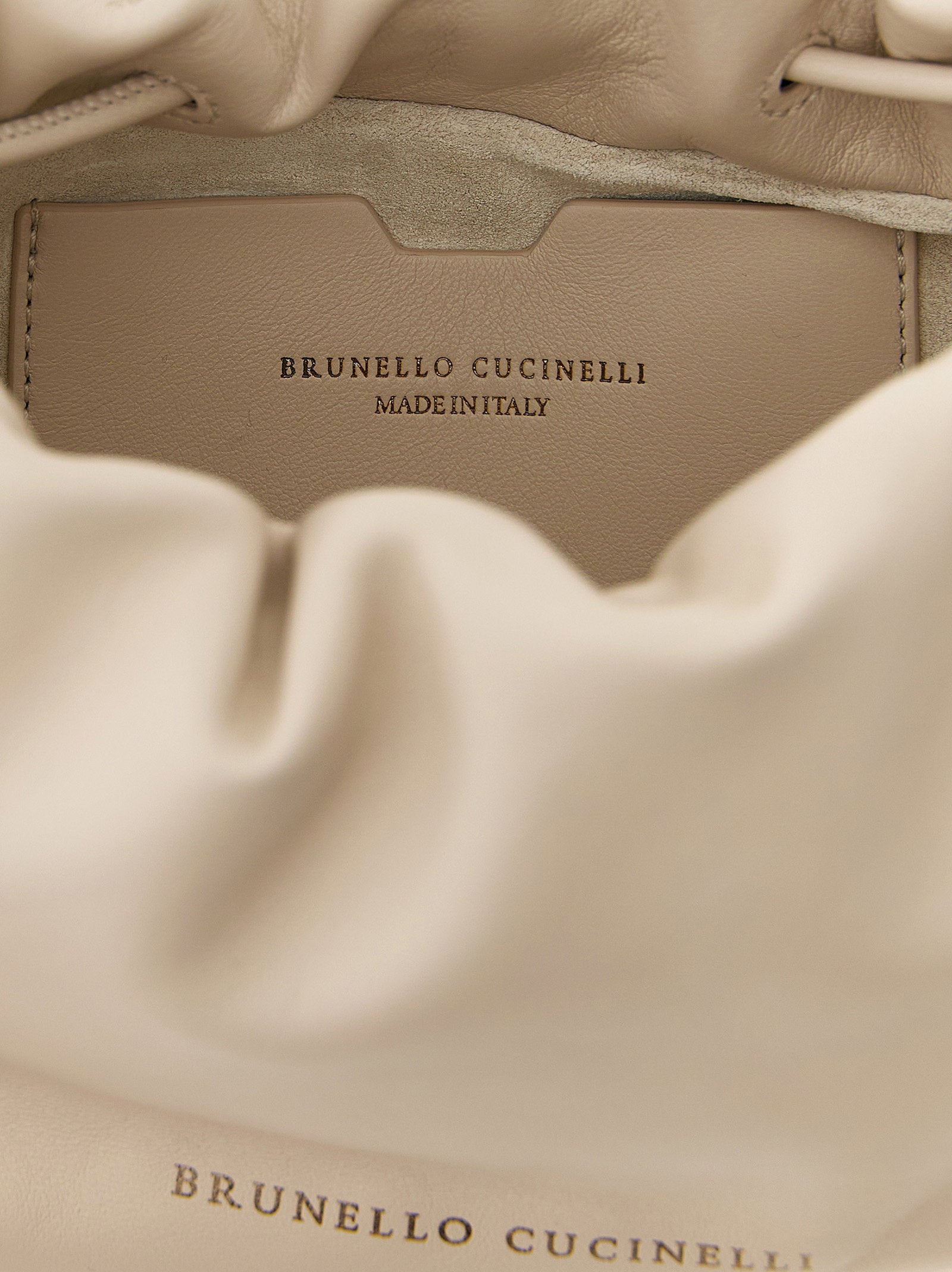 Brunello Cucinelli Bucket Mellow Mini Crossbody Bag