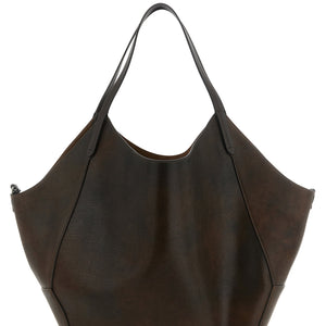 Brunello Cucinelli Reversible Lizard Effect Leather Duo Shopping Bag