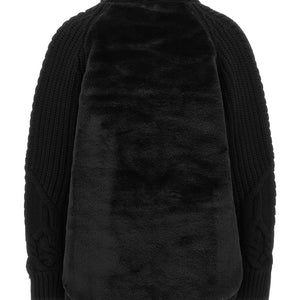 Herno Cardigan With Fur Insert