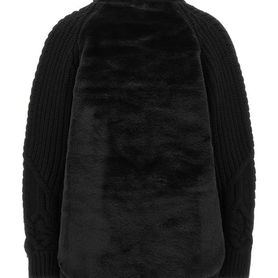 Herno Cardigan With Fur Insert