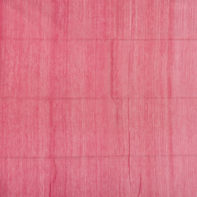 Off White Handloom Silk Cotton Saree With Stripes Pallu-Off White