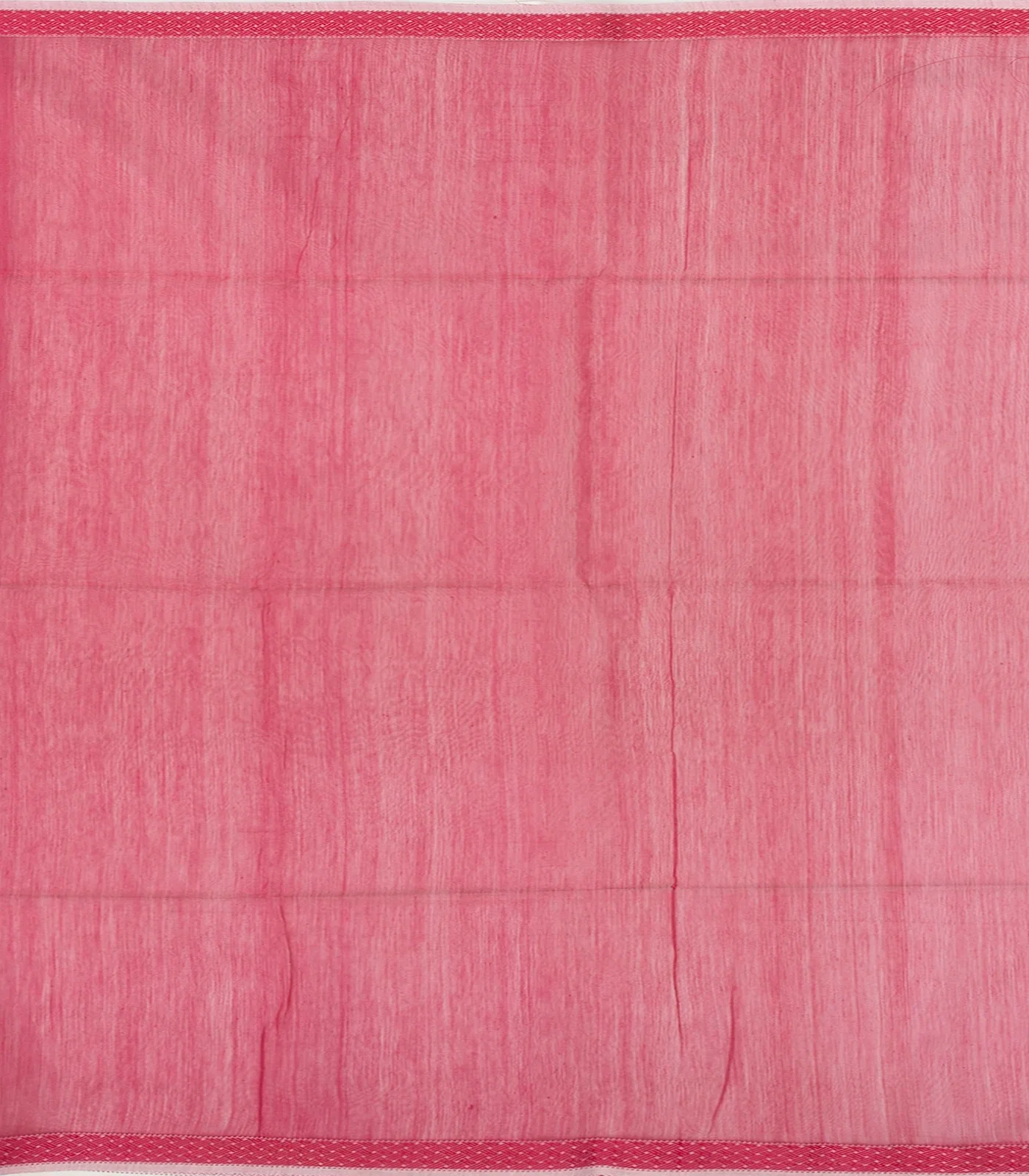 Off White Handloom Silk Cotton Saree With Stripes Pallu-Off White