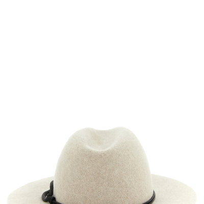 Brunello Cucinelli Fedora Hat With Wide Brim And Cord