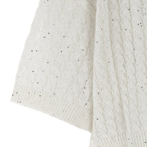 Brunello Cucinelli Dazzling Cable Cardigan