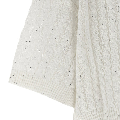 Brunello Cucinelli Dazzling Cable Cardigan