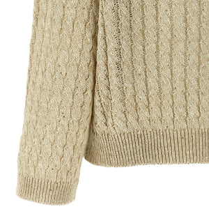 Brunello Cucinelli Dazzling Cable Sweater