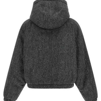 Brunello Cucinelli Shiny Zipper Pull Down Jacket