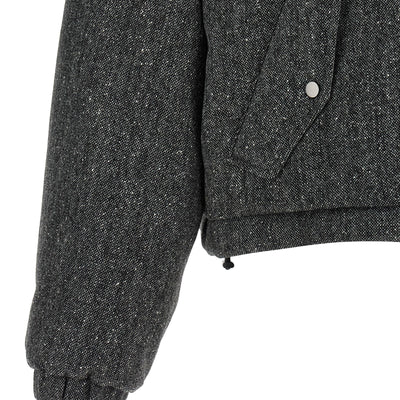 Brunello Cucinelli Shiny Zipper Pull Down Jacket