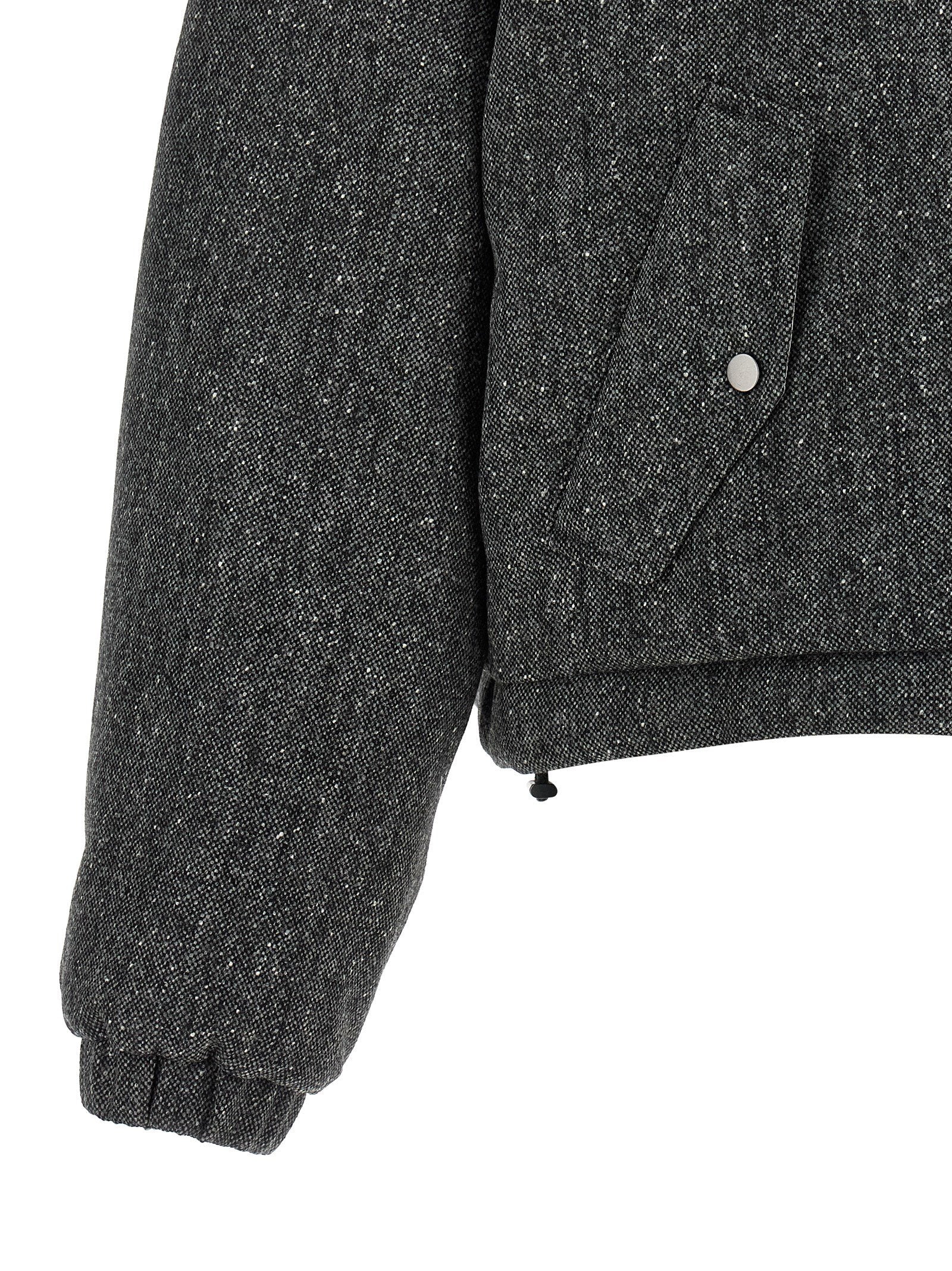 Brunello Cucinelli Shiny Zipper Pull Down Jacket