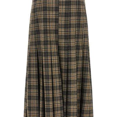 Brunello Cucinelli Tartan Skirt