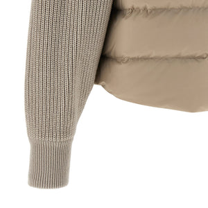 Brunello Cucinelli Shiny Flap Detail Down Jacket