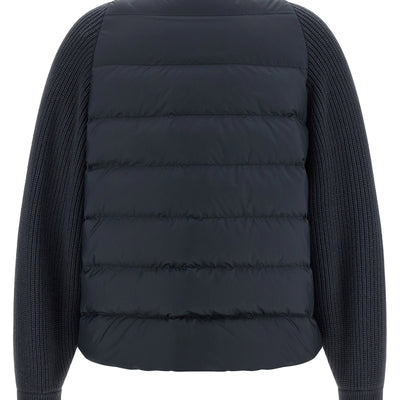 Brunello Cucinelli Shiny Flap Detail Down Jacket