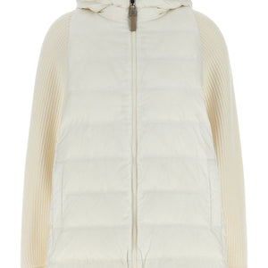 Brunello Cucinelli Shiny Zipper Pull Down Jacket