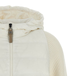 Brunello Cucinelli Shiny Zipper Pull Down Jacket
