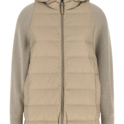 Brunello Cucinelli Shiny Zipper Pull Down Jacket