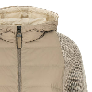 Brunello Cucinelli Shiny Zipper Pull Down Jacket