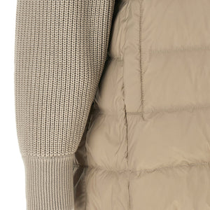Brunello Cucinelli Shiny Zipper Pull Down Jacket