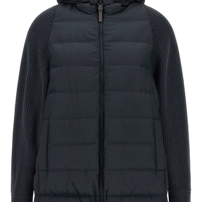 Brunello Cucinelli Shiny Zipper Pull Down Jacket
