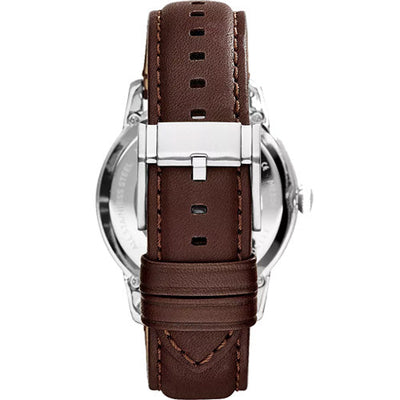 Fossil Townsman Black Dial & Brown Leather Strap Watch for Men