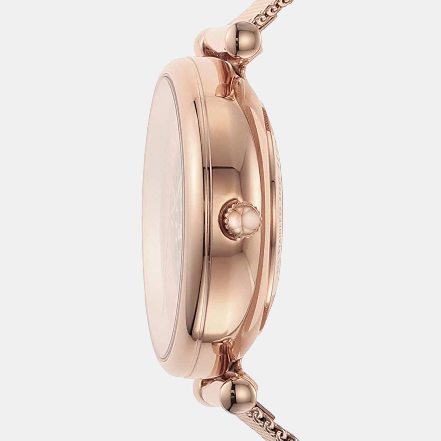 Carlie Women Automatic Rose Gold Dial Analog Stainless Steel Watch ME3175