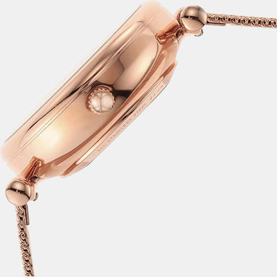 Carlie Women Automatic Rose Gold Dial Analog Stainless Steel Watch ME3175
