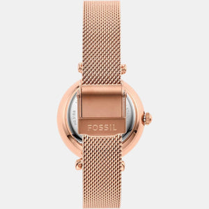 Carlie Women Automatic White Dial Analog Stainless Steel Watch ME3188
