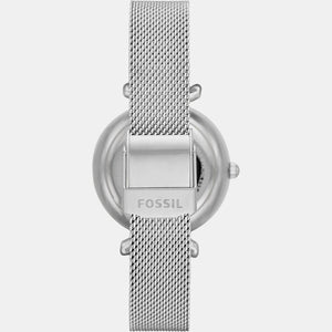 Carlie Mini Women Automatic White Dial Analog Stainless Steel Watch ME3189