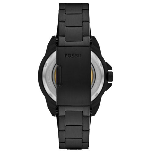 Fossil Bronson Black Dial Men 44mm