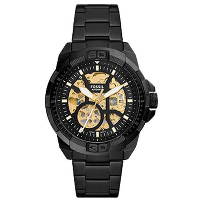 Fossil Bronson Black Dial Men 44mm